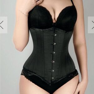 Corset Story Brand New Long Line Expert Waist Training Underbust Corset Black 22